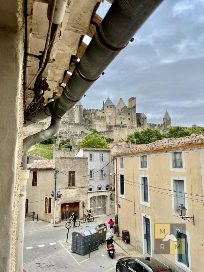Le Donjon - Vue Cite Pied Cite Medievale Neuf 卡尔卡松 外观 照片